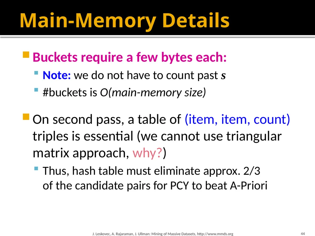 Frequent Itemset Mining & Association Rules Mining - slide 44 of 59
