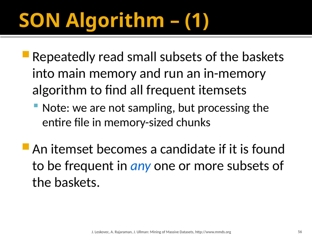Frequent Itemset Mining & Association Rules Mining - slide 56 of 59