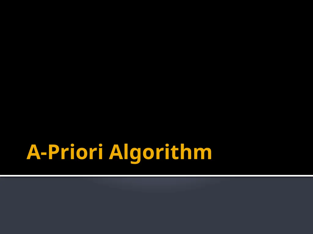 Frequent Itemset Mining & Association Rules Mining - slide 29 of 59