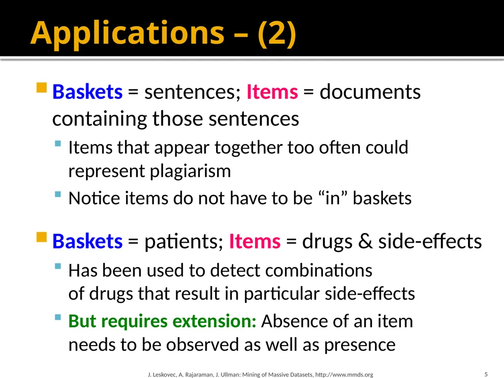 Frequent Itemset Mining & Association Rules Mining - slide 5 of 59