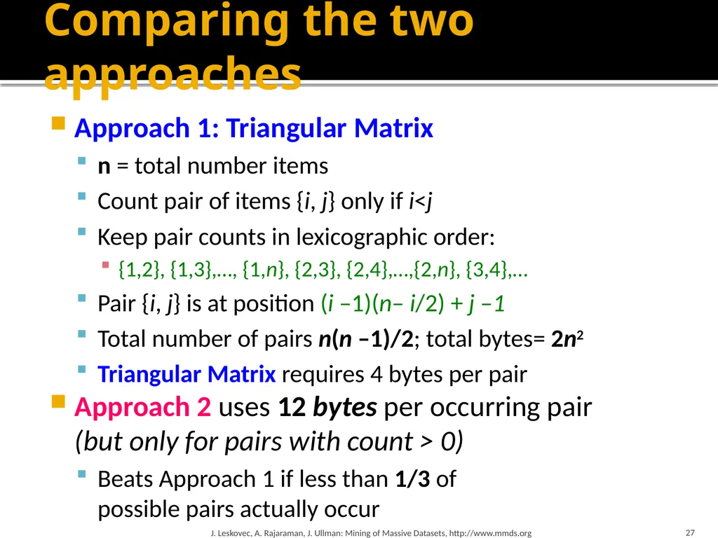 Frequent Itemset Mining & Association Rules Mining - slide 27 of 59