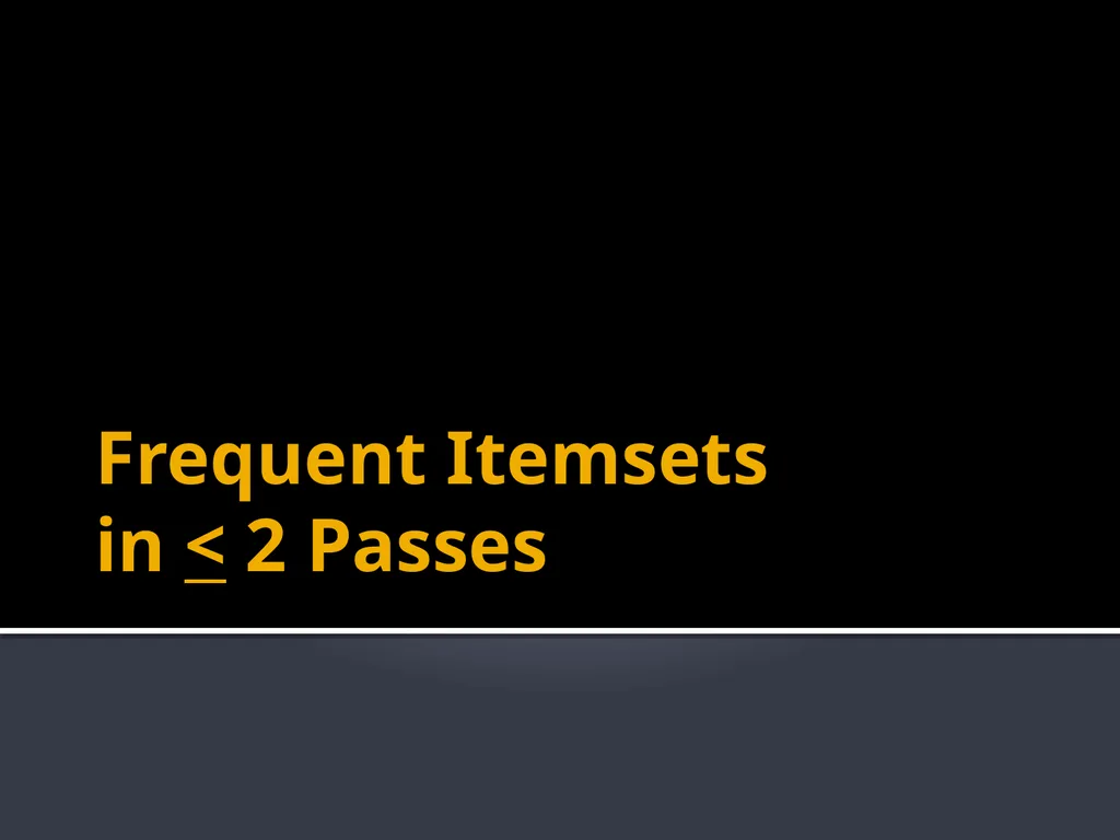 Frequent Itemset Mining & Association Rules Mining - slide 52 of 59