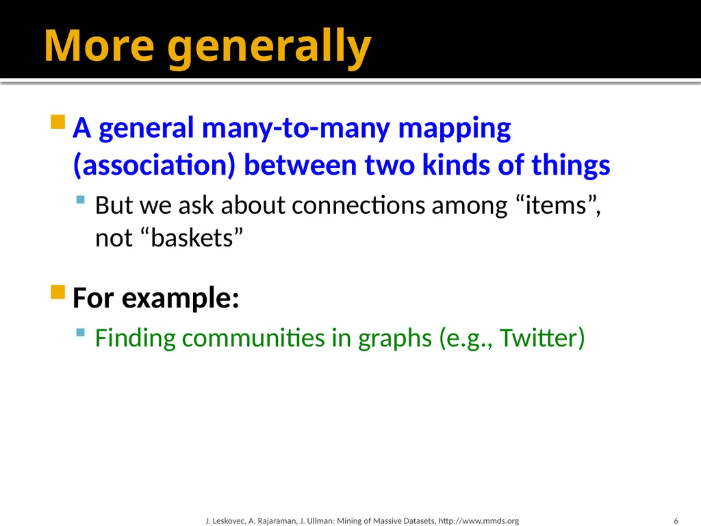 Frequent Itemset Mining & Association Rules Mining - slide 6 of 59