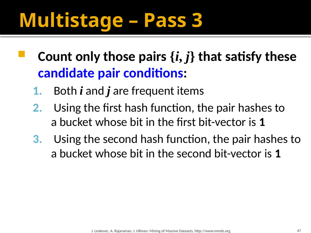 Frequent Itemset Mining & Association Rules Mining - slide 47 of 59