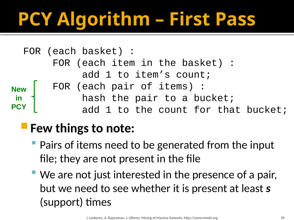 Frequent Itemset Mining & Association Rules Mining - slide 39 of 59