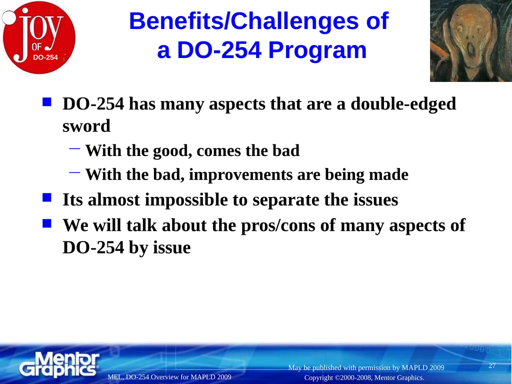 DO-254 Overview, Pros, Cons, and Discussion (aka, - slide 27 of 41