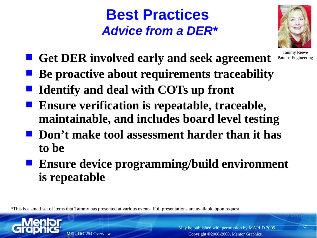 DO-254 Overview, Pros, Cons, and Discussion (aka, - slide 37 of 41