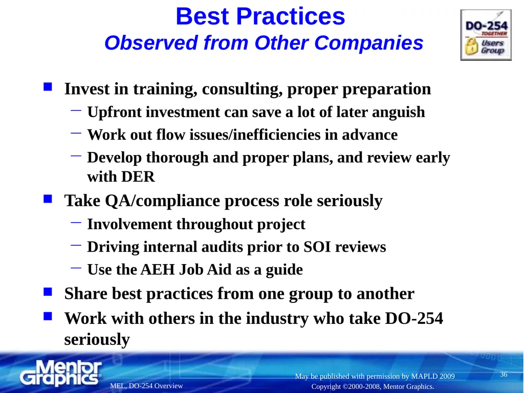DO-254 Overview, Pros, Cons, and Discussion (aka, - slide 36 of 41