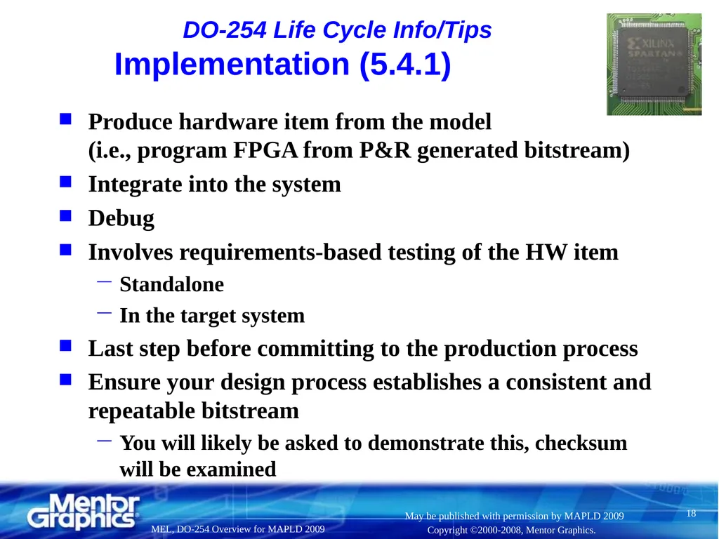 DO-254 Overview, Pros, Cons, and Discussion (aka, - slide 18 of 41