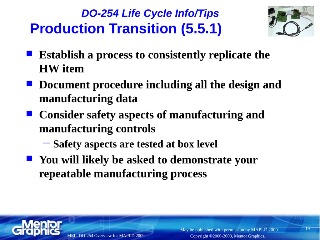 DO-254 Overview, Pros, Cons, and Discussion (aka, - slide 19 of 41