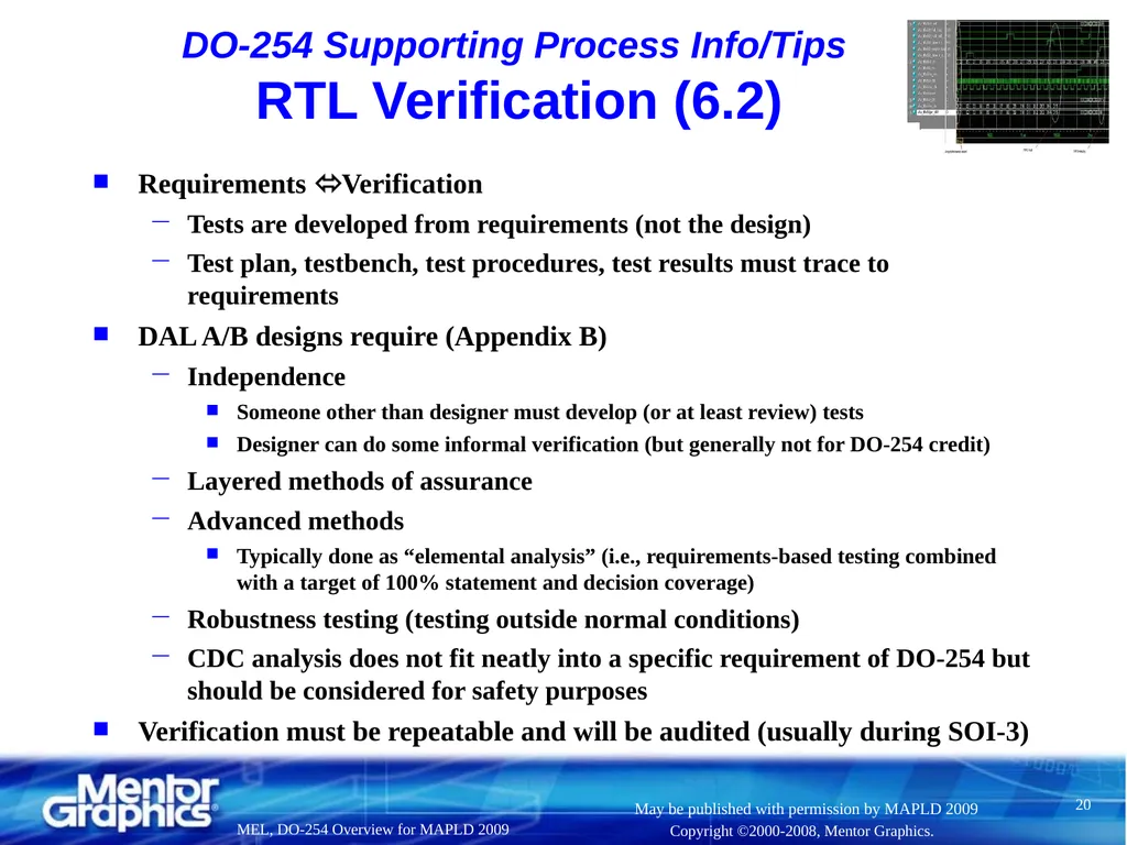 DO-254 Overview, Pros, Cons, and Discussion (aka, - slide 20 of 41