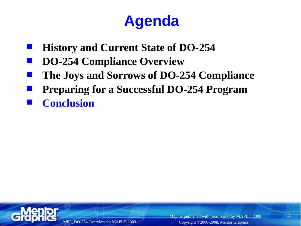DO-254 Overview, Pros, Cons, and Discussion (aka, - slide 38 of 41
