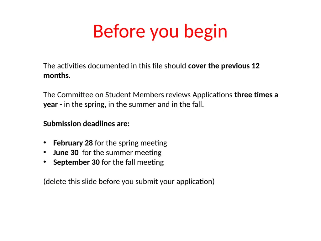 Before you begin The activities documented in this - slide 1 of 15