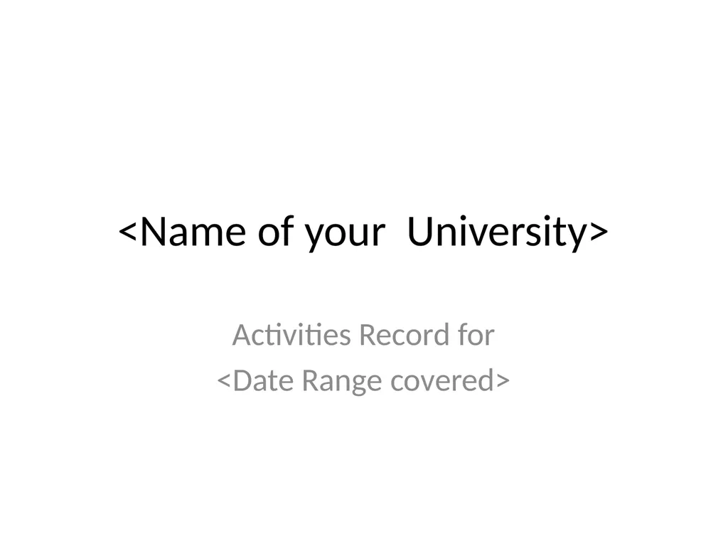 Before you begin The activities documented in this - slide 2 of 15