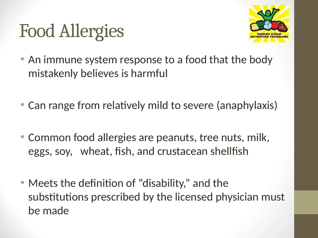 Accommodating Disabilities in the School Meal - slide 23 of 32