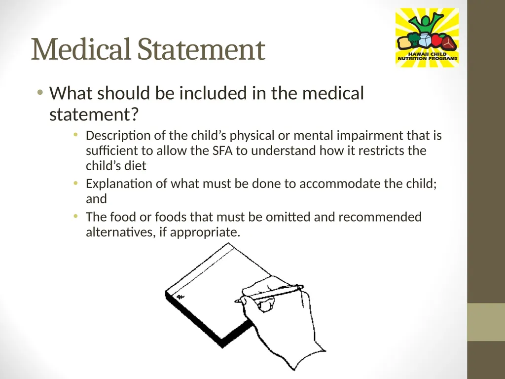 Accommodating Disabilities in the School Meal - slide 6 of 32