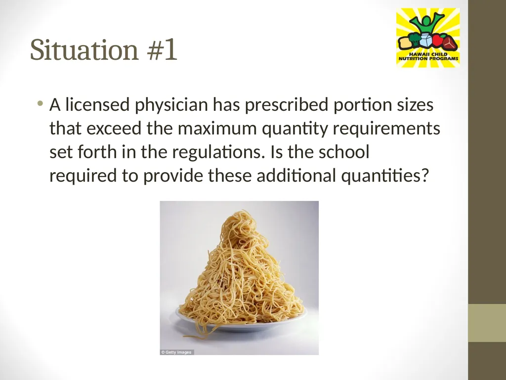 Accommodating Disabilities in the School Meal - slide 28 of 32