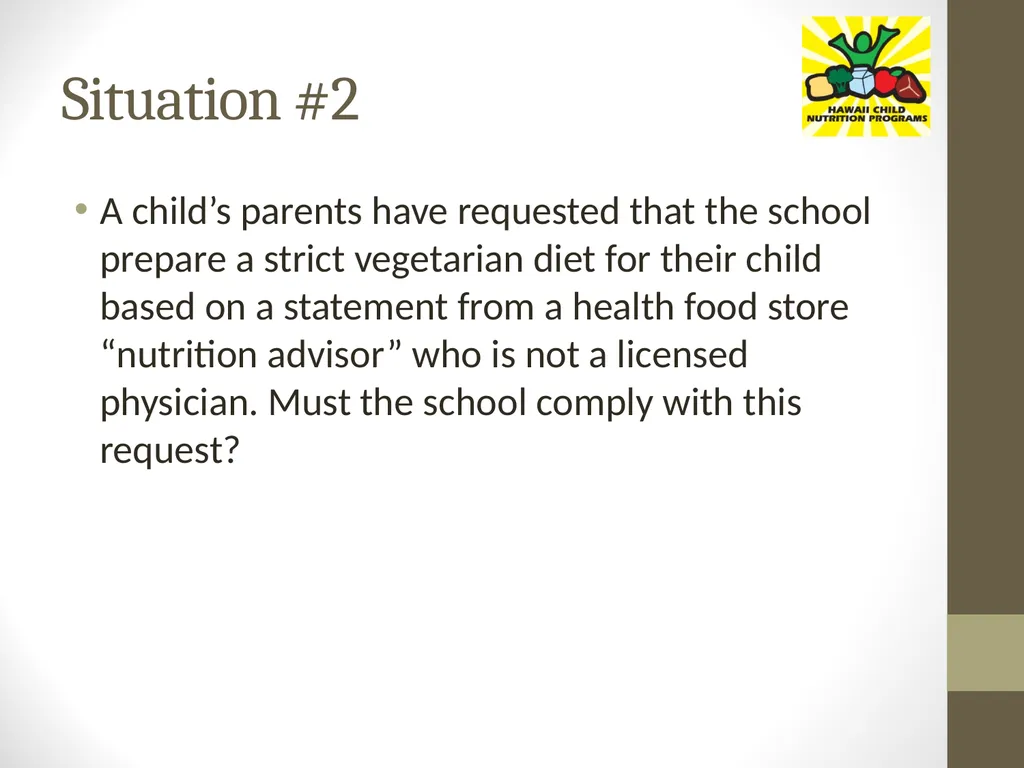 Accommodating Disabilities in the School Meal - slide 29 of 32