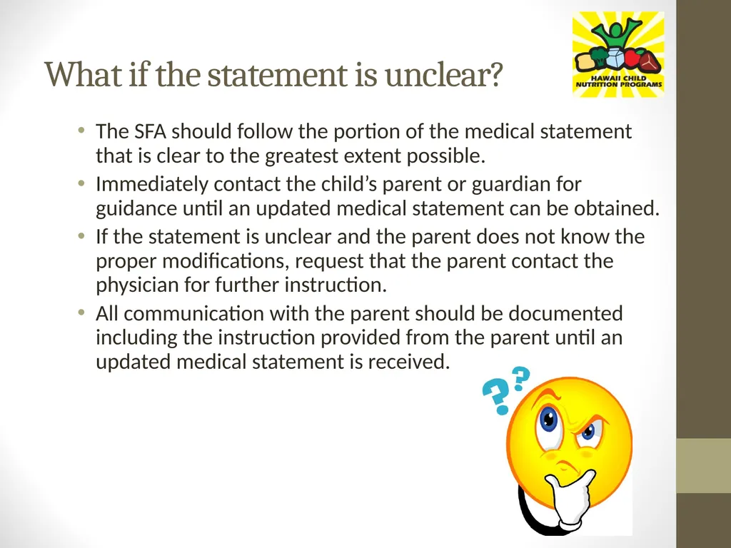Accommodating Disabilities in the School Meal - slide 8 of 32