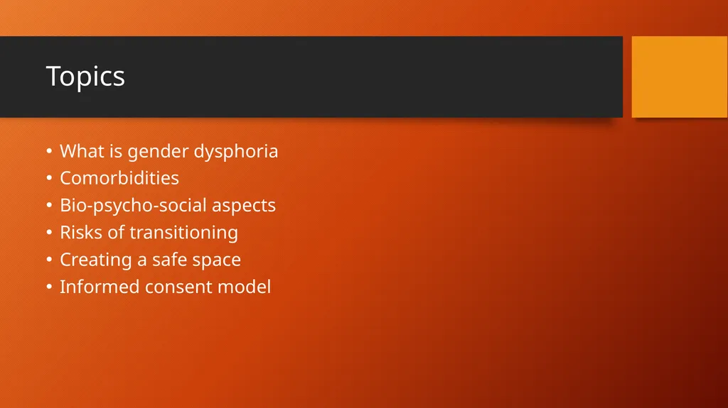 Transgender support 102 (for non-therapists) - slide 4 of 62