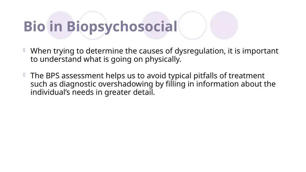 Biopsychosocial approach for serving individuals - slide 25 of 62