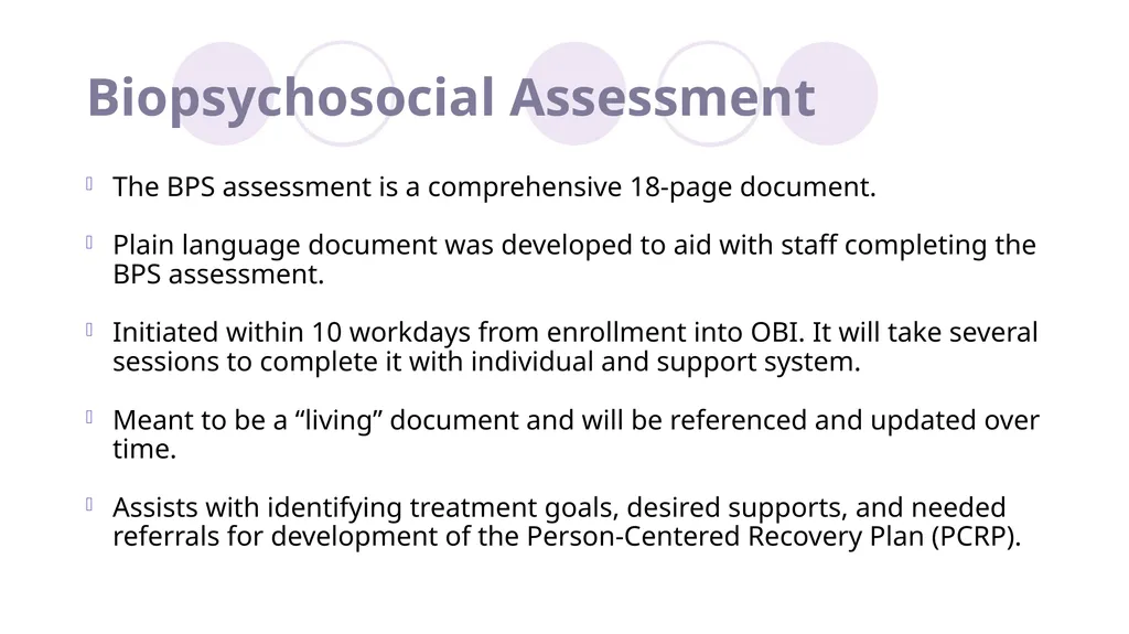 Biopsychosocial approach for serving individuals - slide 23 of 62