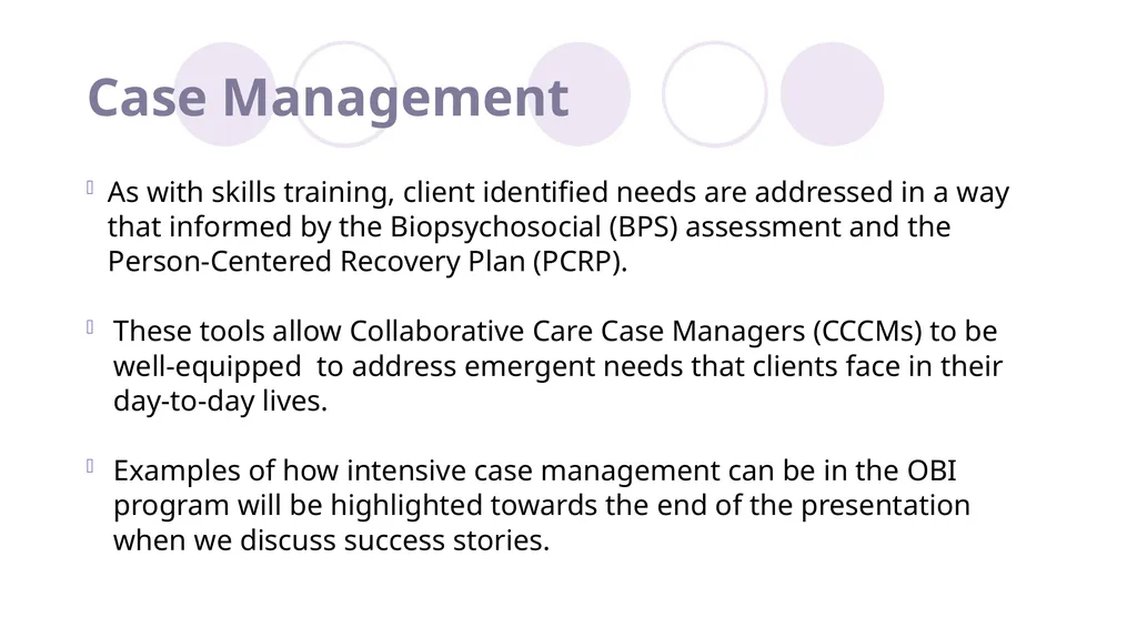 Biopsychosocial approach for serving individuals - slide 51 of 62