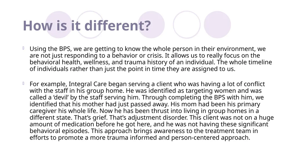 Biopsychosocial approach for serving individuals - slide 15 of 62