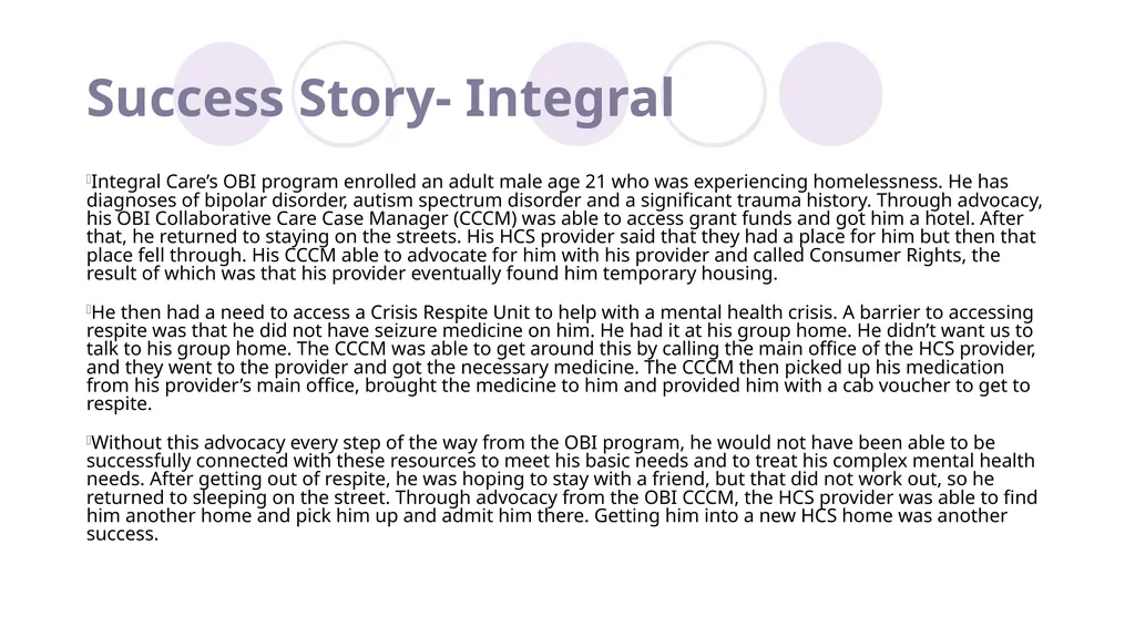 Biopsychosocial approach for serving individuals - slide 16 of 62