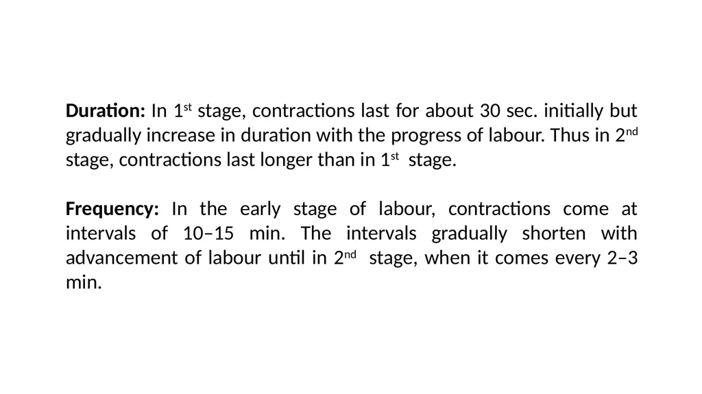 Normal Labour Introduction The usual duration of - slide 22 of 39