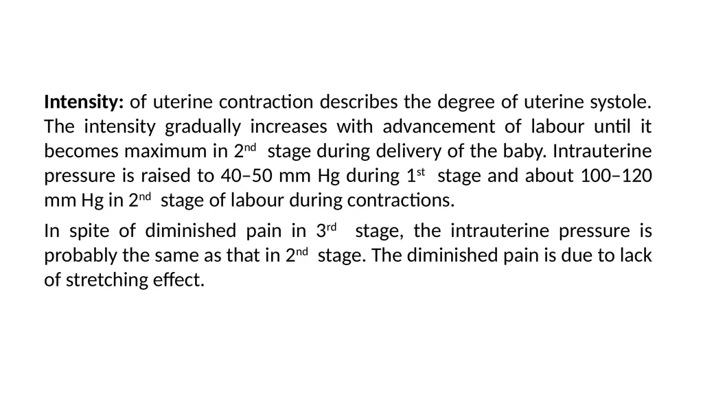 Normal Labour Introduction The usual duration of - slide 21 of 39