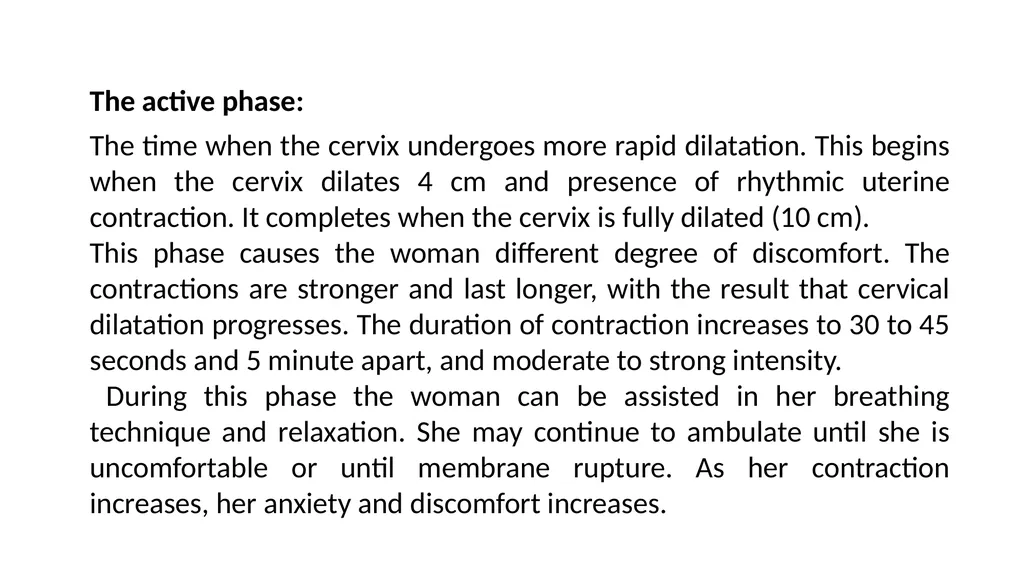 Normal Labour Introduction The usual duration of - slide 31 of 39