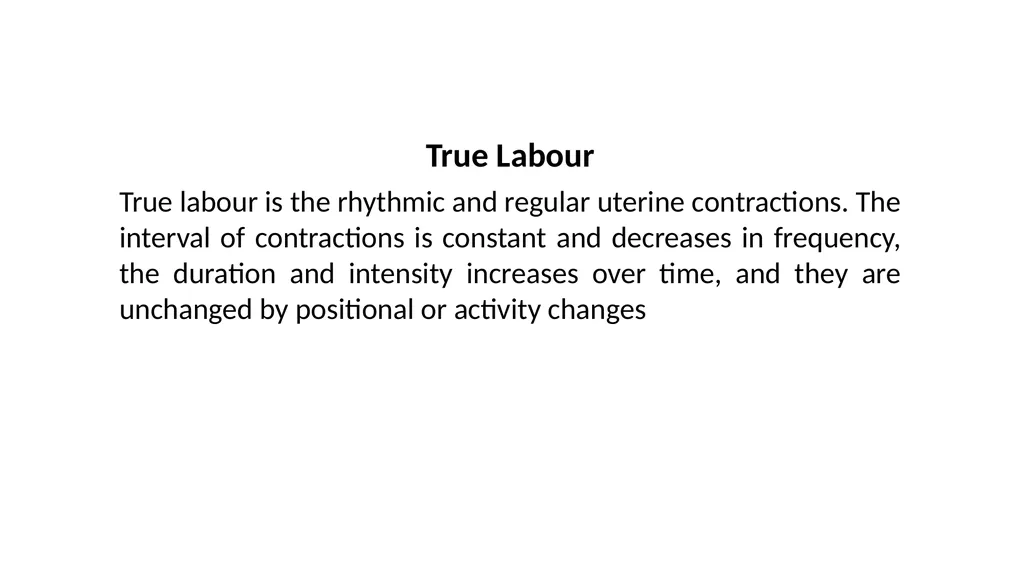 Normal Labour Introduction The usual duration of - slide 12 of 39