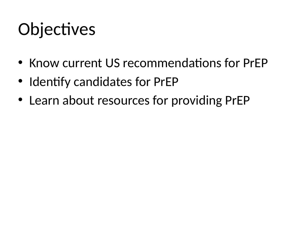 PrEP: HIV Pre-exposure Prophylaxis Katherine Marx, - slide 3 of 36