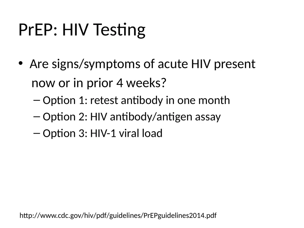 PrEP: HIV Pre-exposure Prophylaxis Katherine Marx, - slide 22 of 36