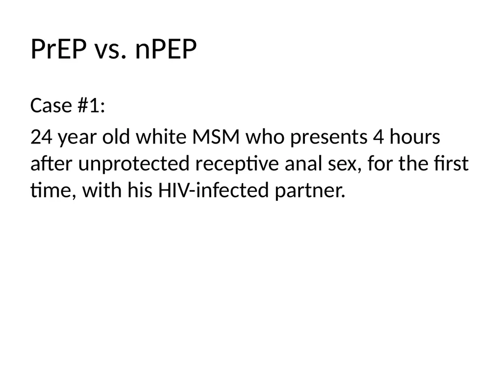 PrEP: HIV Pre-exposure Prophylaxis Katherine Marx, - slide 18 of 36