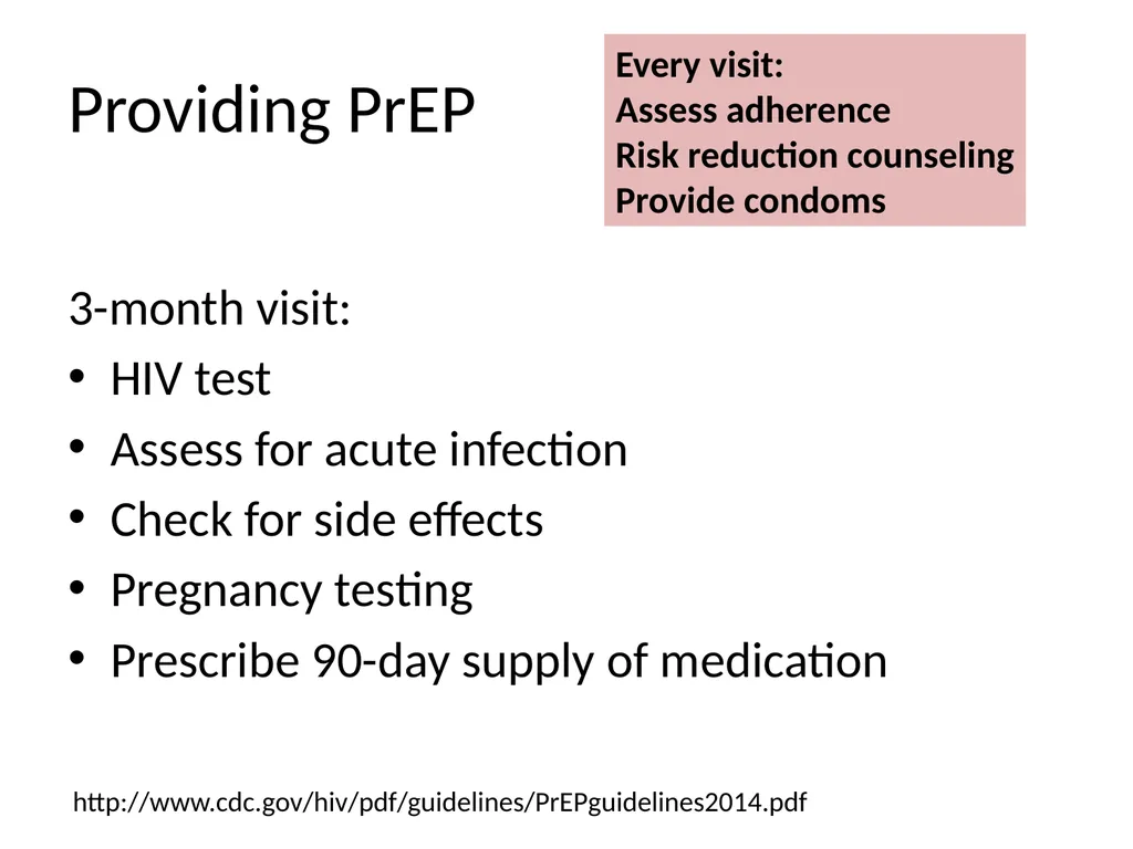 PrEP: HIV Pre-exposure Prophylaxis Katherine Marx, - slide 28 of 36