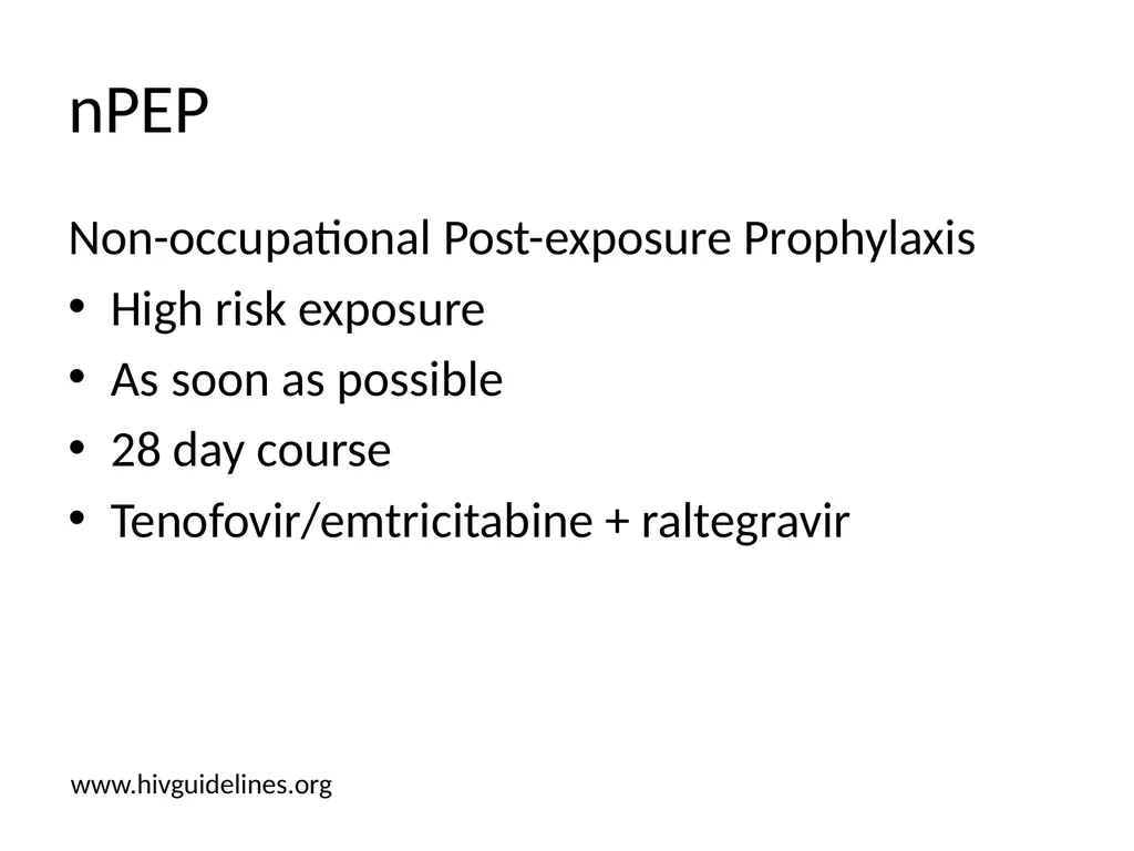 PrEP: HIV Pre-exposure Prophylaxis Katherine Marx, - slide 19 of 36