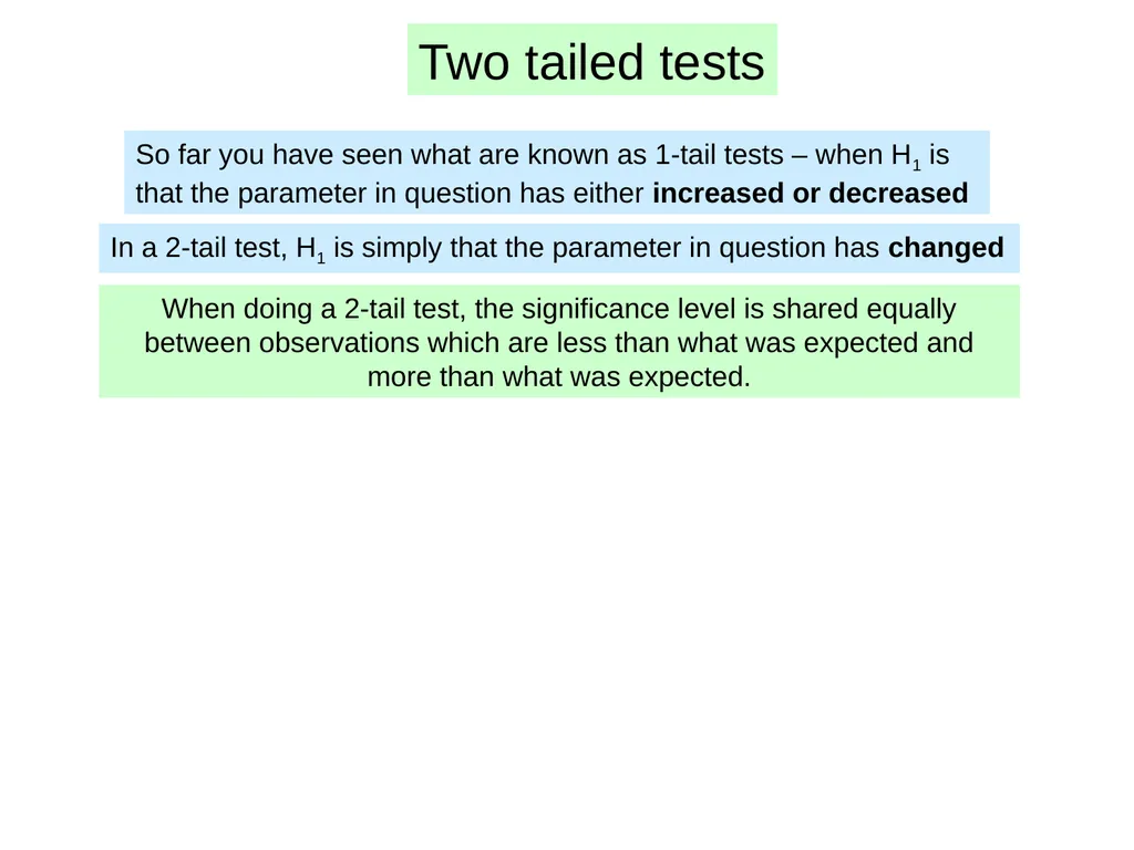 Hypothesis testing Hypothesis tests Hypothesis - slide 6 of 11
