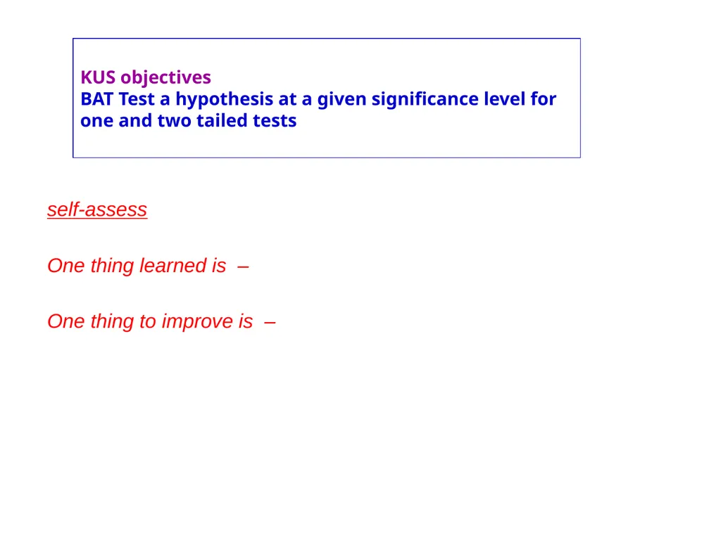 Hypothesis testing Hypothesis tests Hypothesis - slide 10 of 11