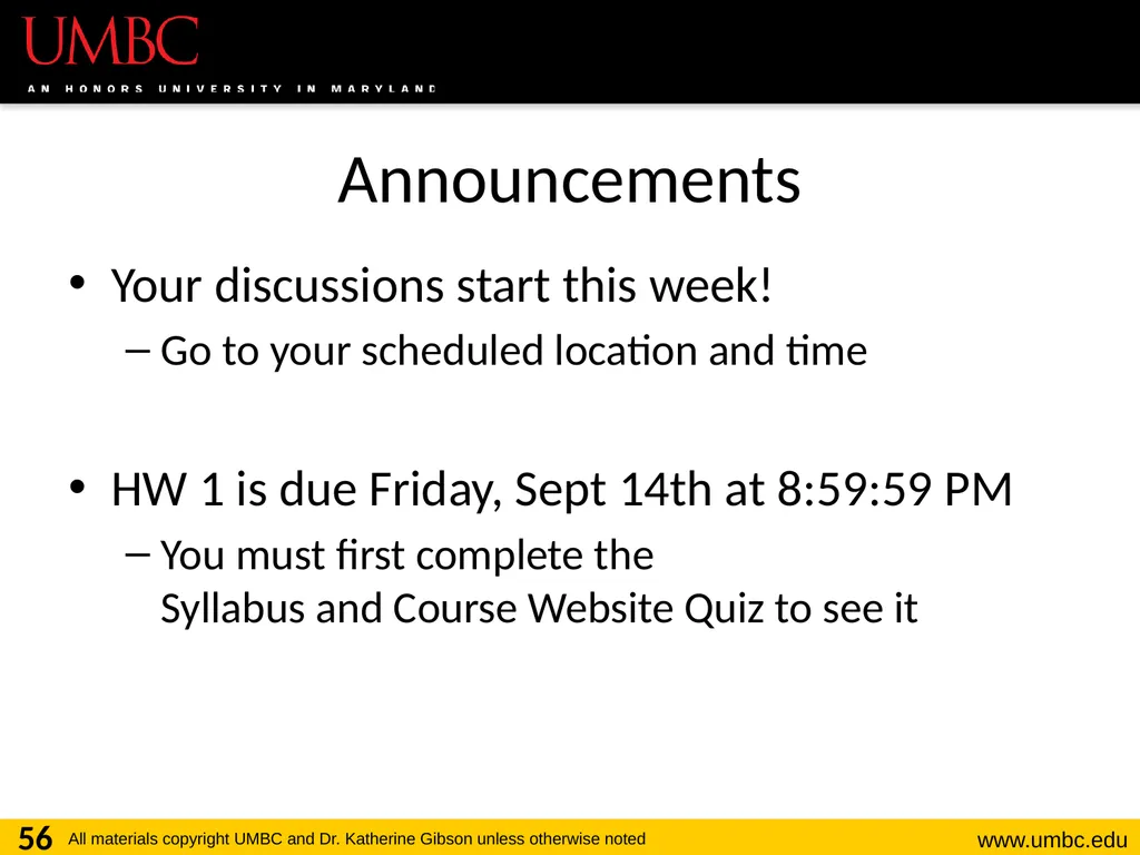 CMSC201 Computer Science I for Majors Lecture 03 – - slide 56 of 56