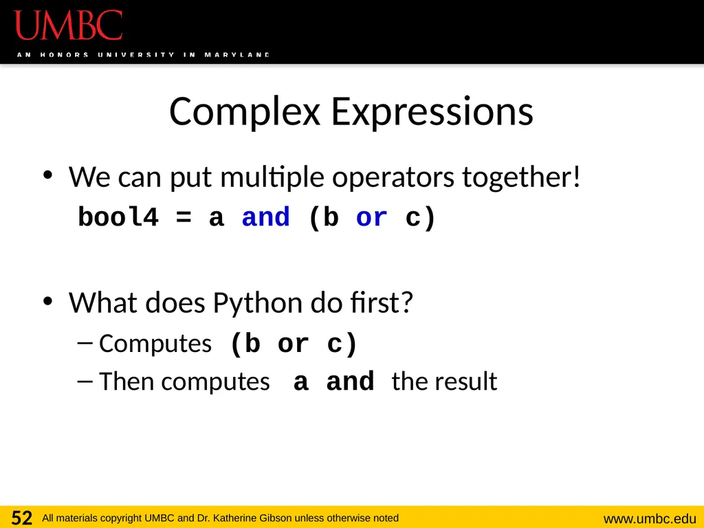 CMSC201 Computer Science I for Majors Lecture 03 – - slide 52 of 56