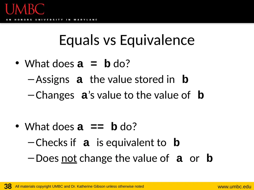 CMSC201 Computer Science I for Majors Lecture 03 – - slide 38 of 56