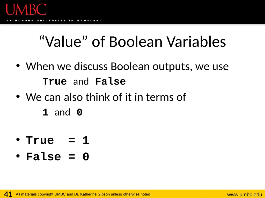 CMSC201 Computer Science I for Majors Lecture 03 – - slide 41 of 56