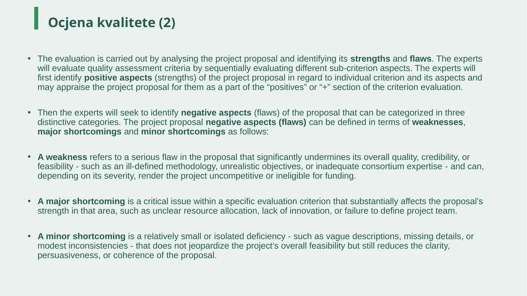 Radionica: Calls for proposals under the - slide 32 of 40