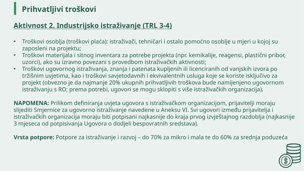 Radionica: Calls for proposals under the - slide 20 of 40
