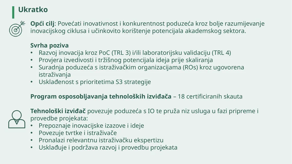 Radionica: Calls for proposals under the - slide 7 of 40