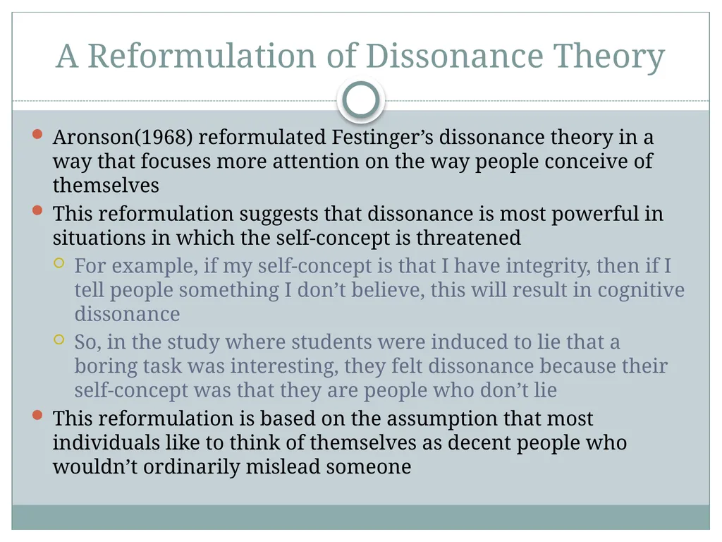 Self-Justification Self-Justification People are - slide 32 of 48