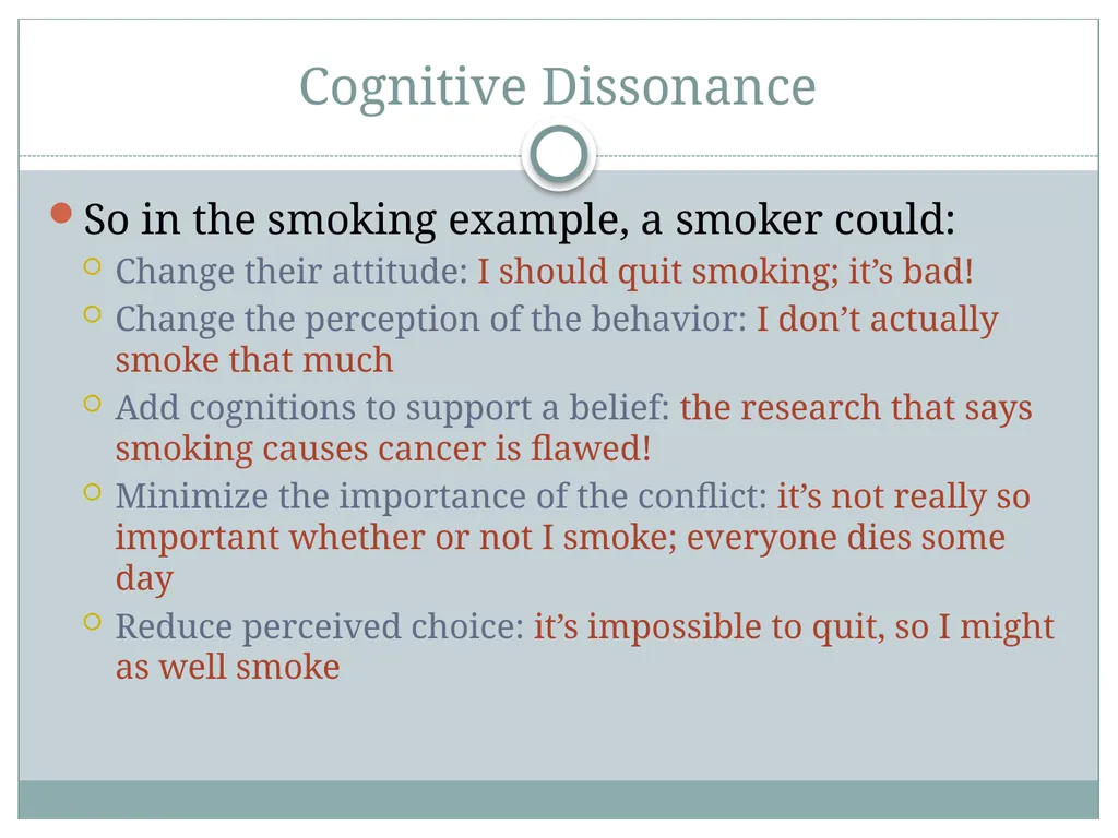 Self-Justification Self-Justification People are - slide 6 of 48