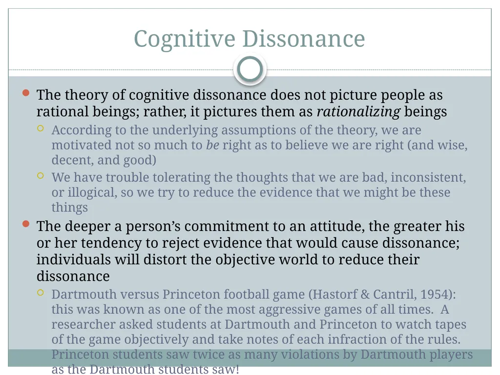Self-Justification Self-Justification People are - slide 8 of 48